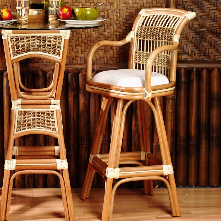 Rattan swivel counter stool new arrivals